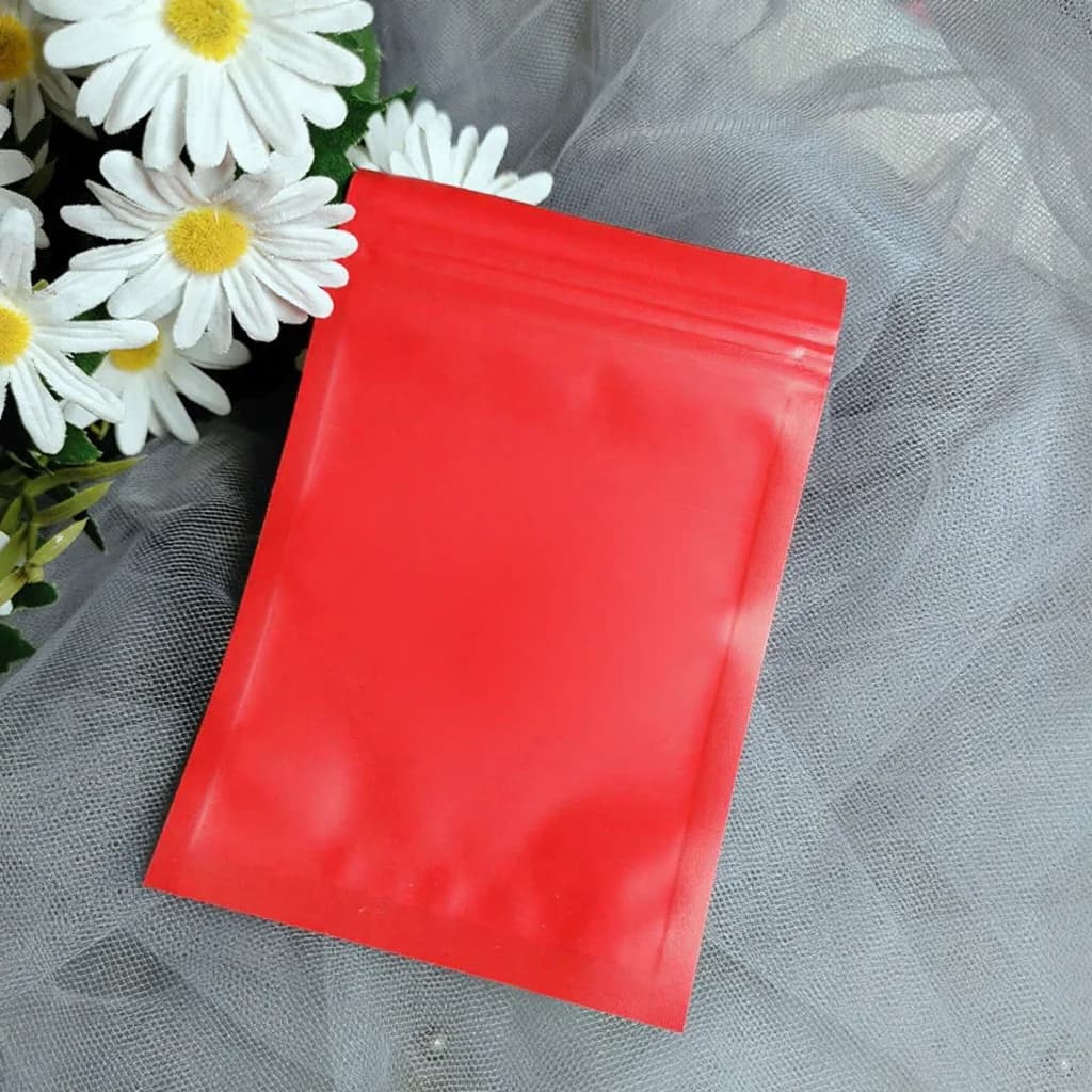 Matné plastové zipsové vrecká na nástroje na nechty a nalepovacie nechty